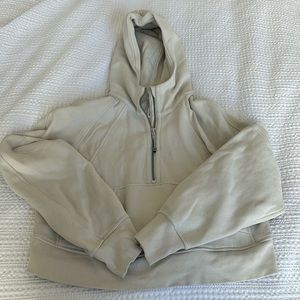lulu cropped scuba hoodie